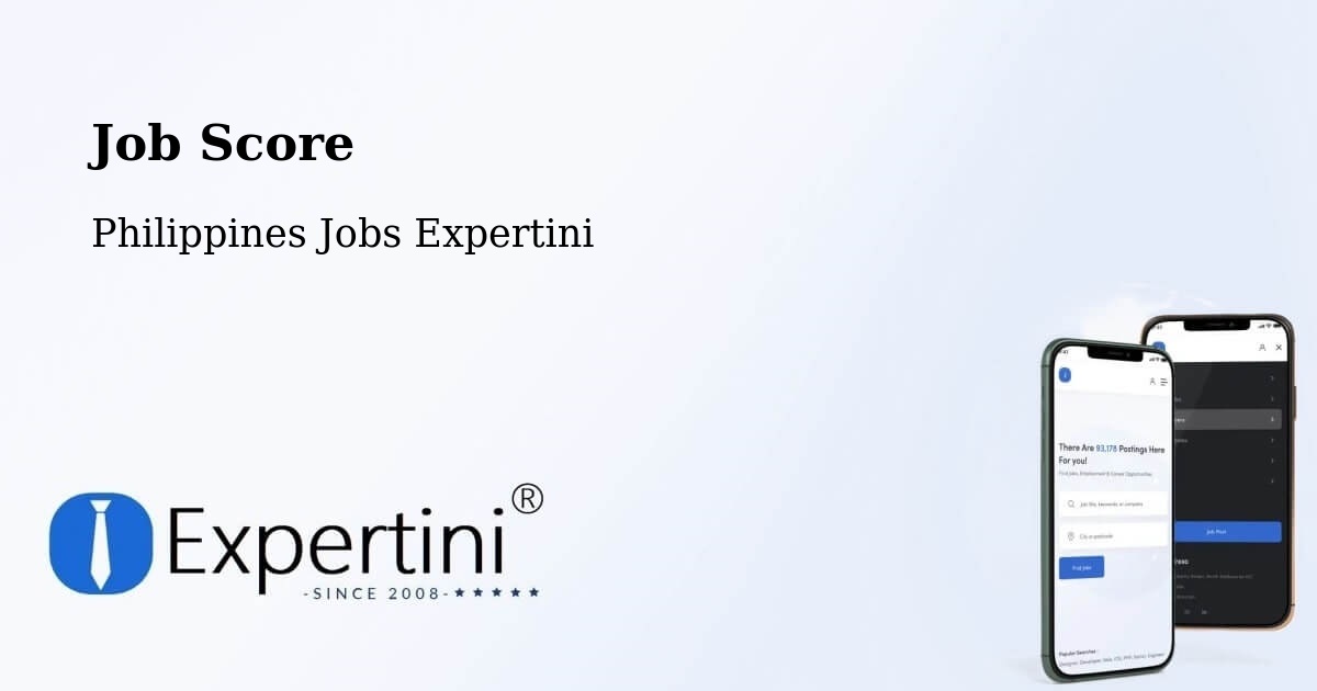 Job Score & Job Description Score Tool – Mexico - Philippines Jobs Expertini